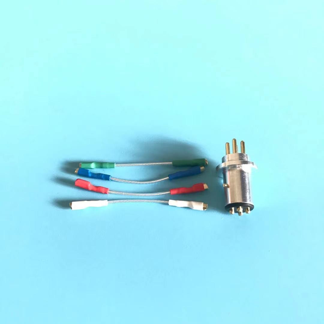 STEREO TURNTABLE FOUR PIN 4 PIN CONNECTOR HEADSHELL CN5625 For Technics1200 1210  with CARTRIDGE WIRES