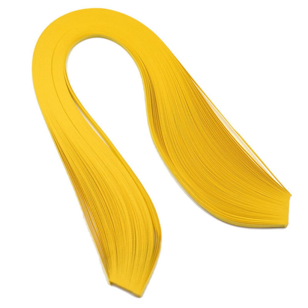 120 streifen Quilling Papier 3mm Breite Einfarbig Origami Papier DIY Hand Handwerk Dekoration Weihnachten: yellow