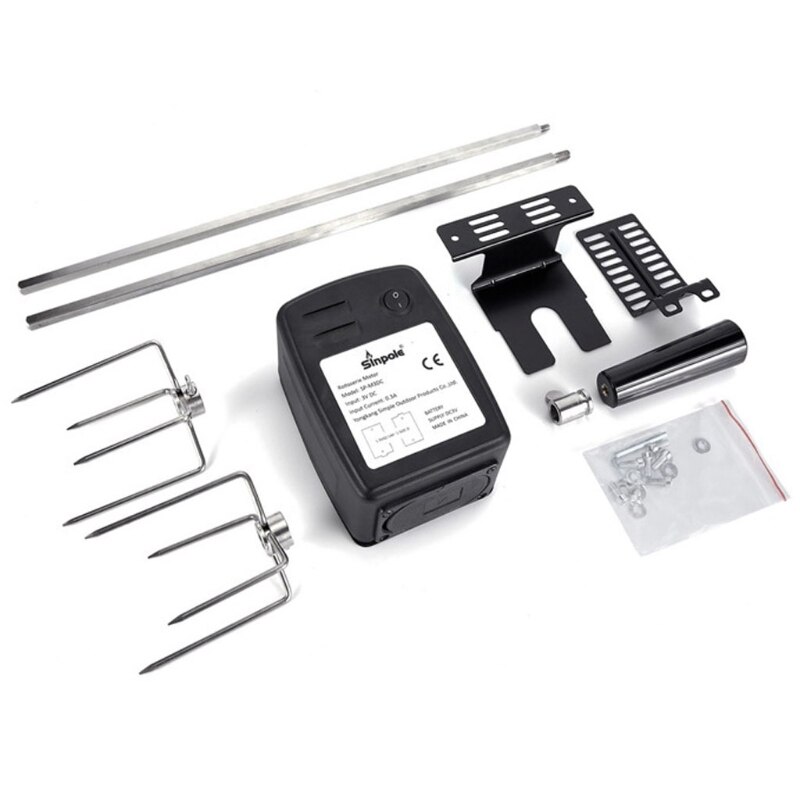 Portable Electric Barbecue Grill Stainless Steel BBQ Tool Kits for Outdoor Cooking Camping Hiking Picnics Backpacking