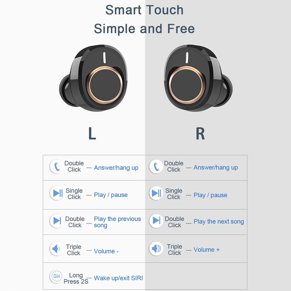 Lenovo X18 TWS écouteurs Bluetooth 5.0 casque sans fil écouteurs de sport anti-transpiration avec micro Siri Assistant vocal pour Android iOS