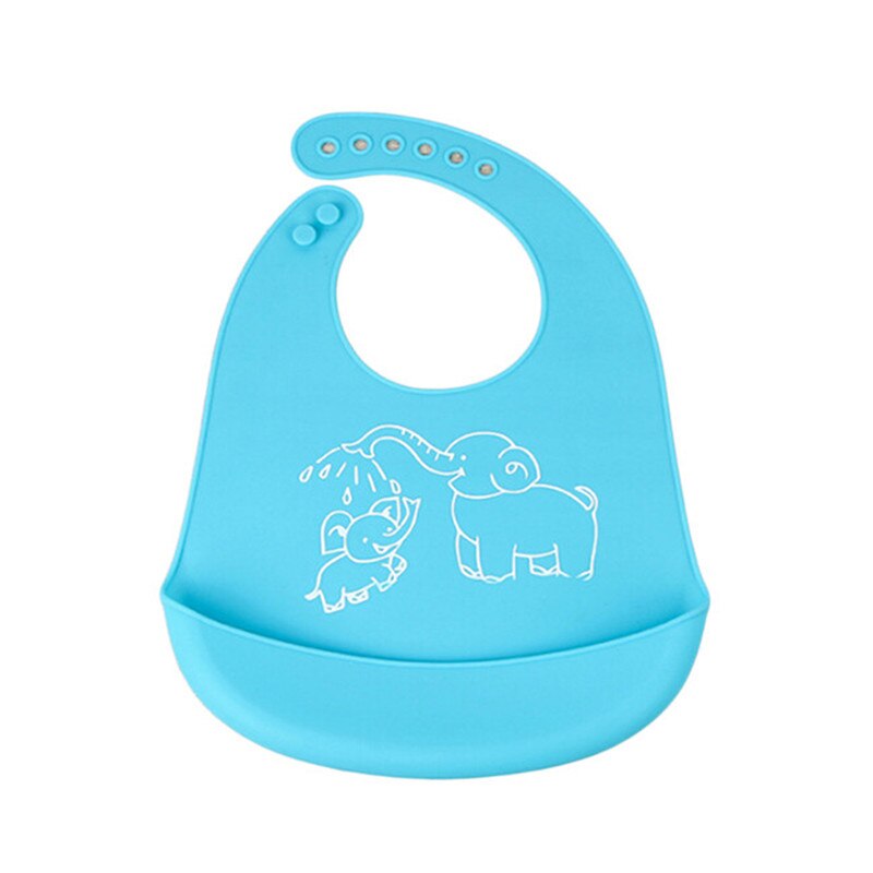 Été réglable imperméable bavoir dessin animé imprime enfants silicone bavoir bébé bavoir enfants bébé outils d'alimentation garçon fille bavoirs tablier