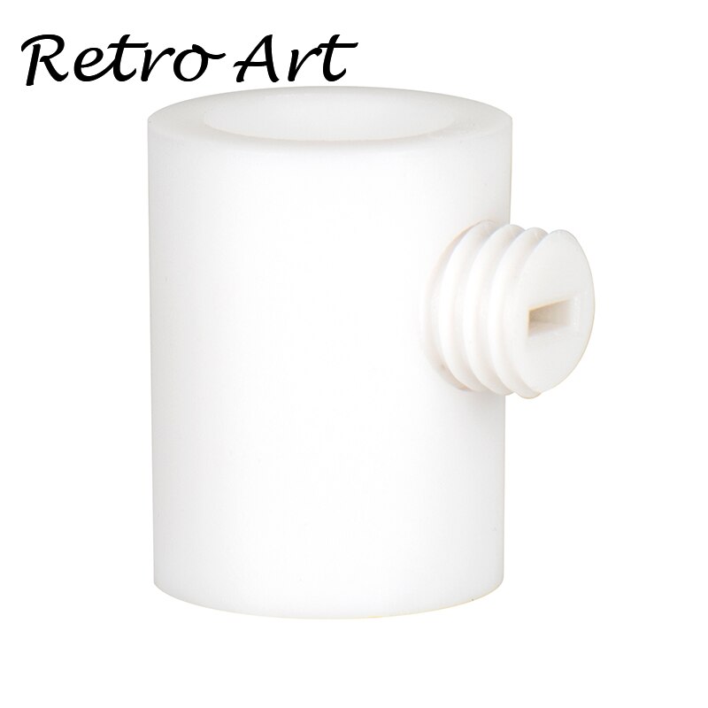 Threaded Cord grip plastic strain relief Wire Cap Lamps light Socket Cord Grip Strain Relief: 301-White