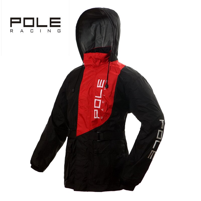 POLE Waterproof Motorcycle Rain Suit Raincoat+Rain Pants Ventilate Poncho Motorcycle Rain Jacket Riding Motorbike Rain Shoes