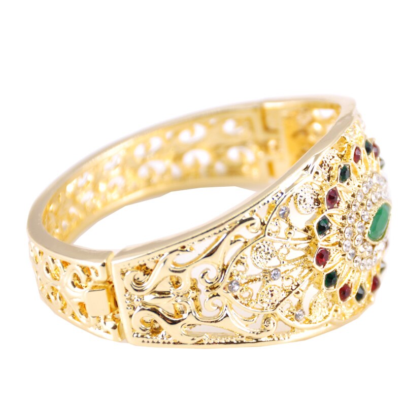 Marokkanischen stil beliebte Palast gravierte ausschnitt aufbringen Armbinde Party hochzeit metall strass Armbinde