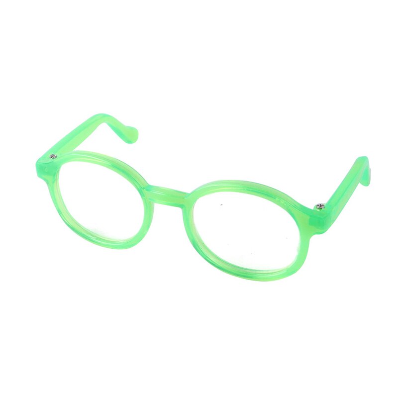 Funny Pet Cute Glasses Plastic Transparent Cat Sun Glasses Dog Teddy Personality Pet Dress Up Pet Supply Decoration Accessories: Light Green