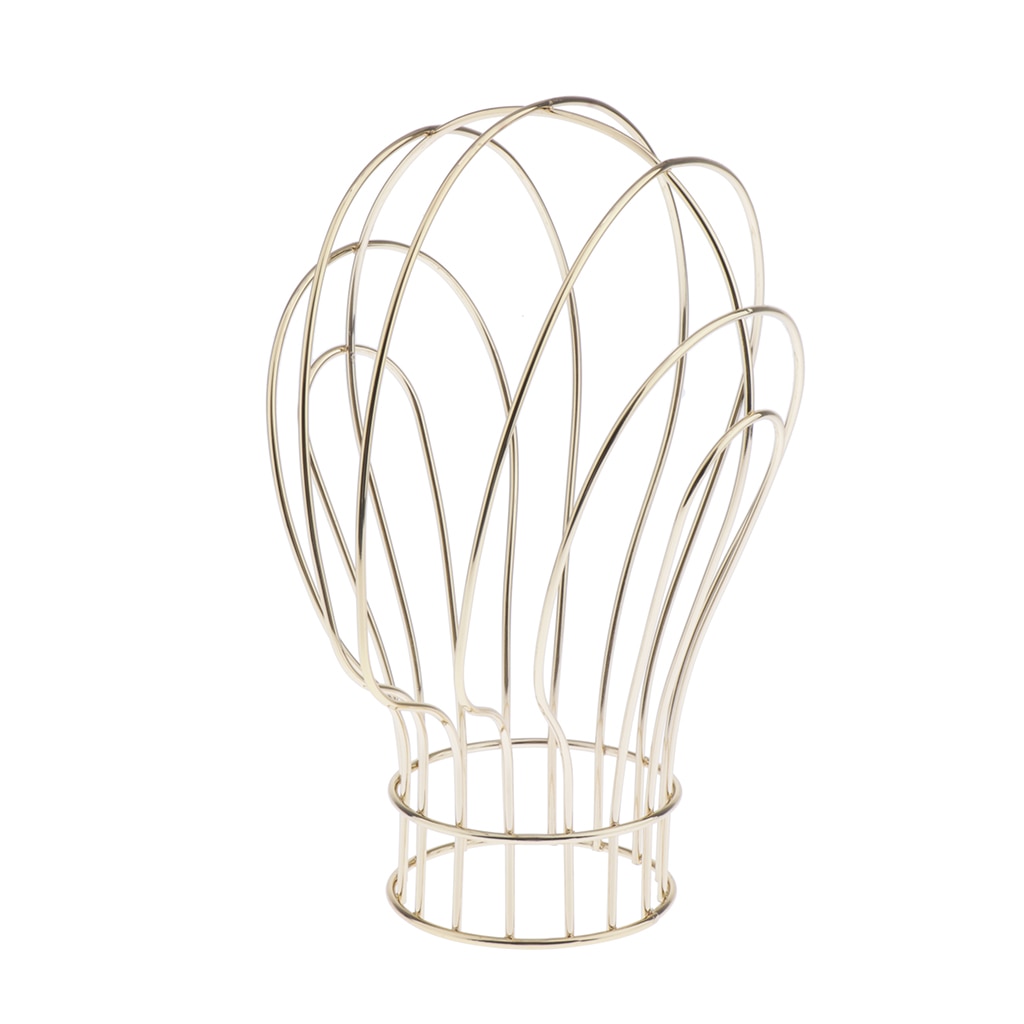 Metal mannequin hoved stativ hat hat cap display rack hår paryk holder