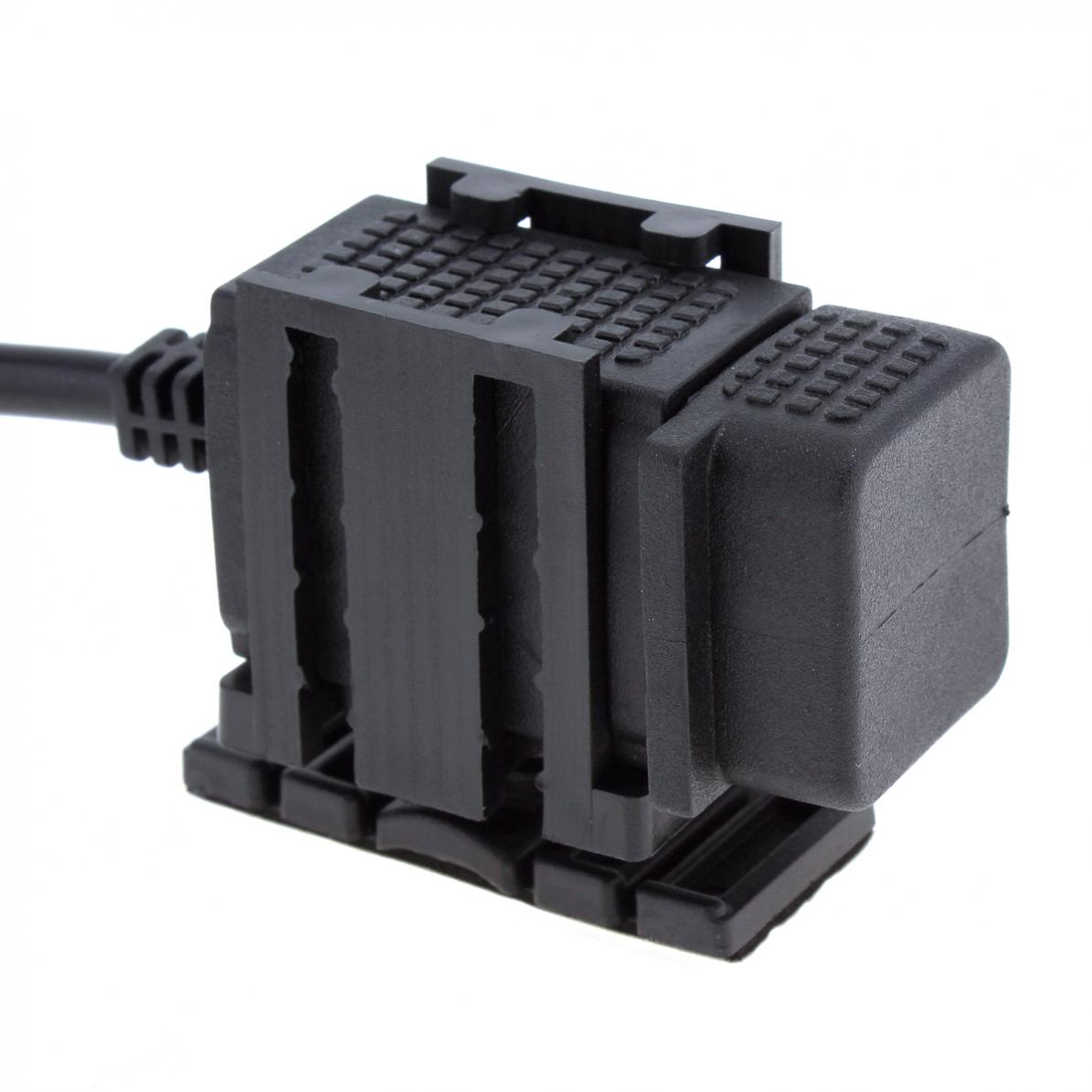 Dual USB Port 12V Waterproof Motorcycle Handlebar Motorbike Power Charger Adapter Power Supply Port Socket for Phone GPS MP4