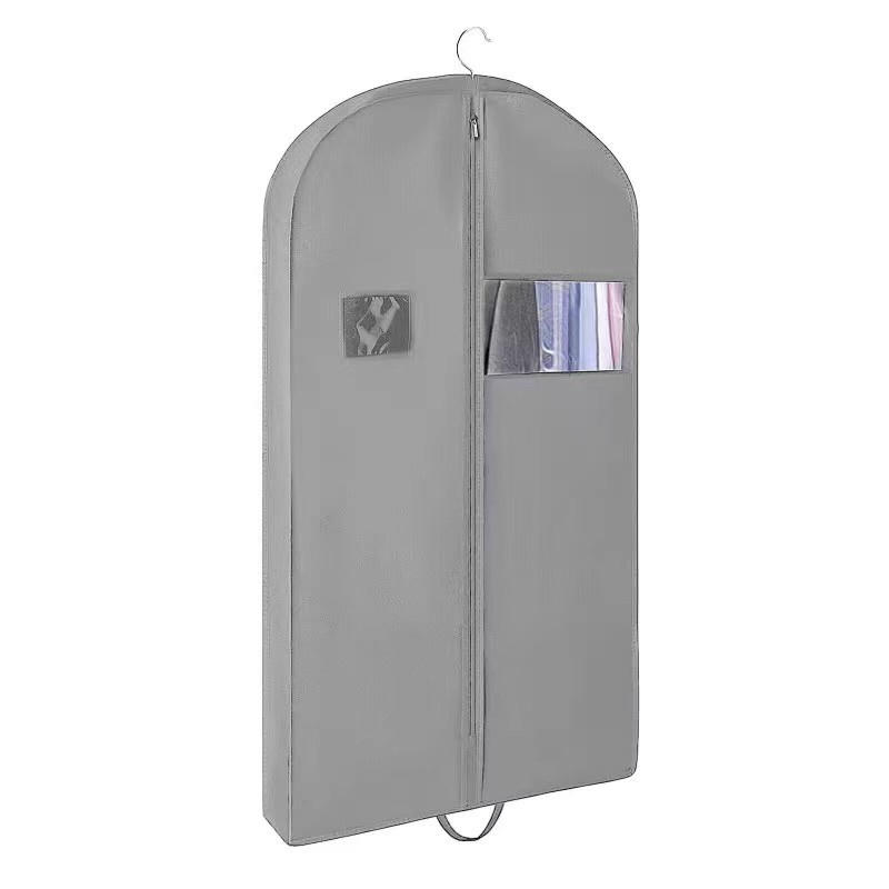 Housse de transport pour vêtements de voyage portables, protection anti-poussière, sacs de rangement pour vêtements, manteaux, robes de smoking: Bourgogne