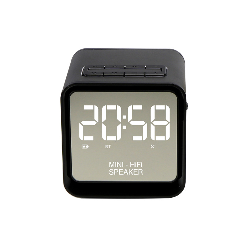 Reloj despertador Digital con Altavoz Bluetooth, accesorio de Metal Neutral de fábrica, modelo privado, ,