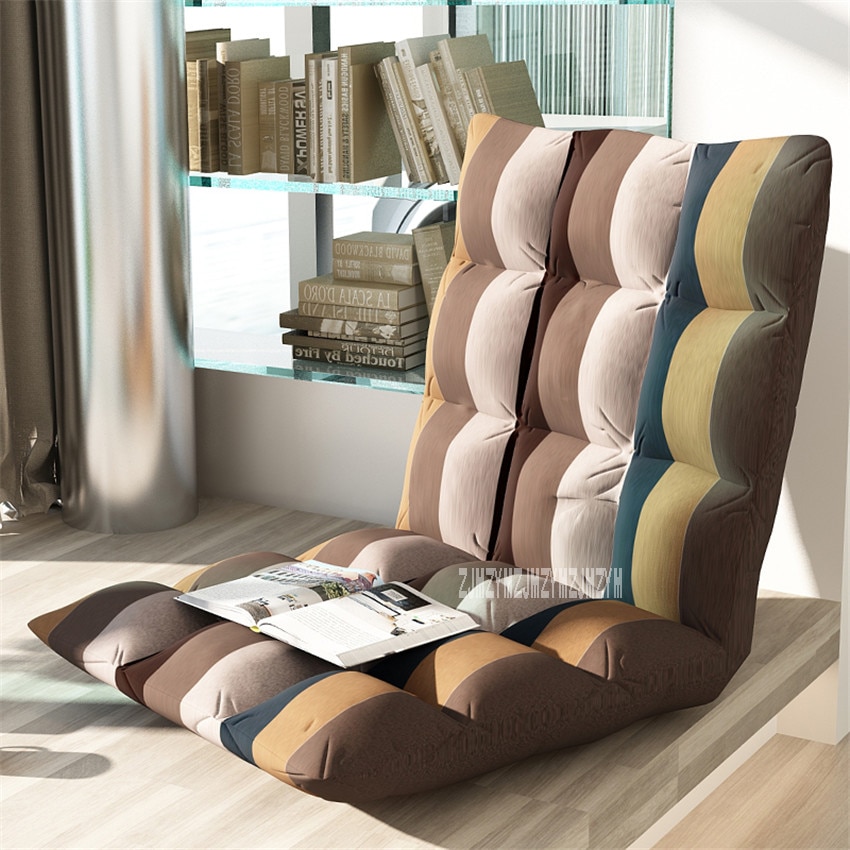 N818 Woonkamer Meubels Moderne Eenvoudige Luie Sofa Enkele Tatami Opvouwbare Sofa Balkon Slaapkamer 6-Gear Verstelbare Floor Sofa