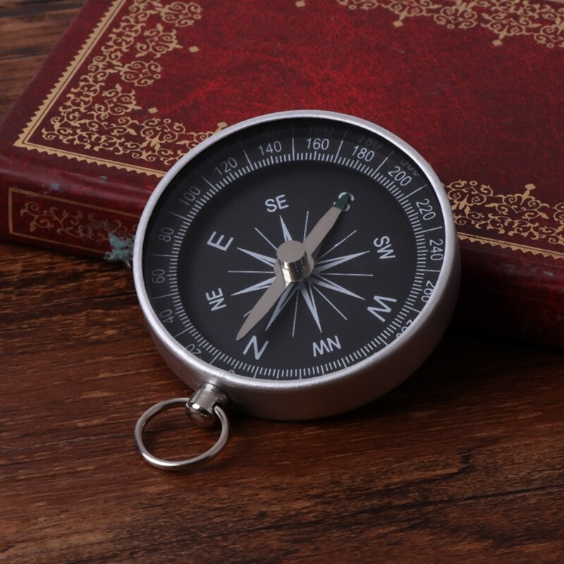 Mini Keychain Aluminum Compass Camping Wild Survival Travel Hiking Navigation