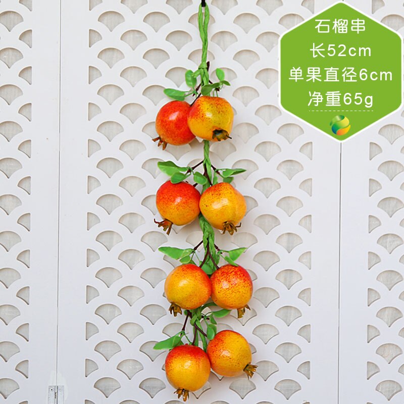Résine de fruits décoration murale | Simulation de légumes verts, brochette de légumes verte, décoration murale de maison, décoration murale de Restaurant: Fruit 6
