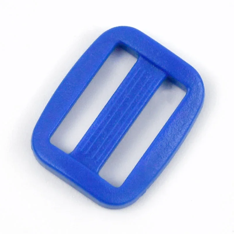 Boucles à anneau en plastique pour sac à dos, 20 pièces, 15/20/25mm, ceinture, fermoir coulissant Tri-Glide, sangle de sac, crochets de réglage, accessoire de couture: 7MM / Nickel noir