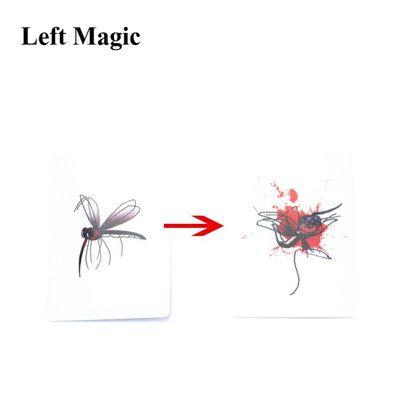 Mosquito Action Kinderen Magic Props Magie Kaart Sets Goocheltruc Mentalisme Illusion Grappige Close Up Te Doen Magic