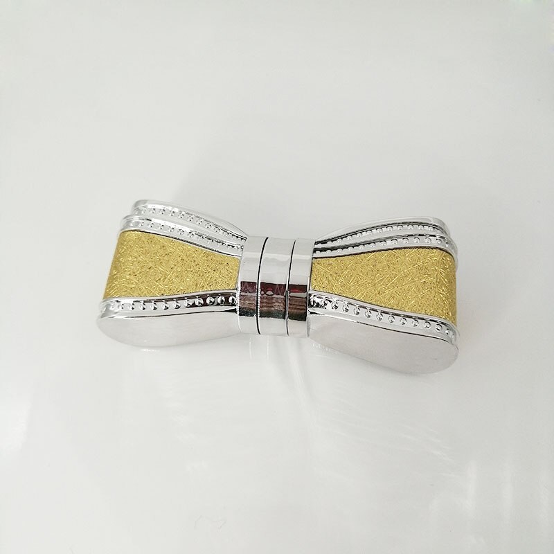 fancy tom bowknot form leppestift rør, leppe pinne container pakking: Gul