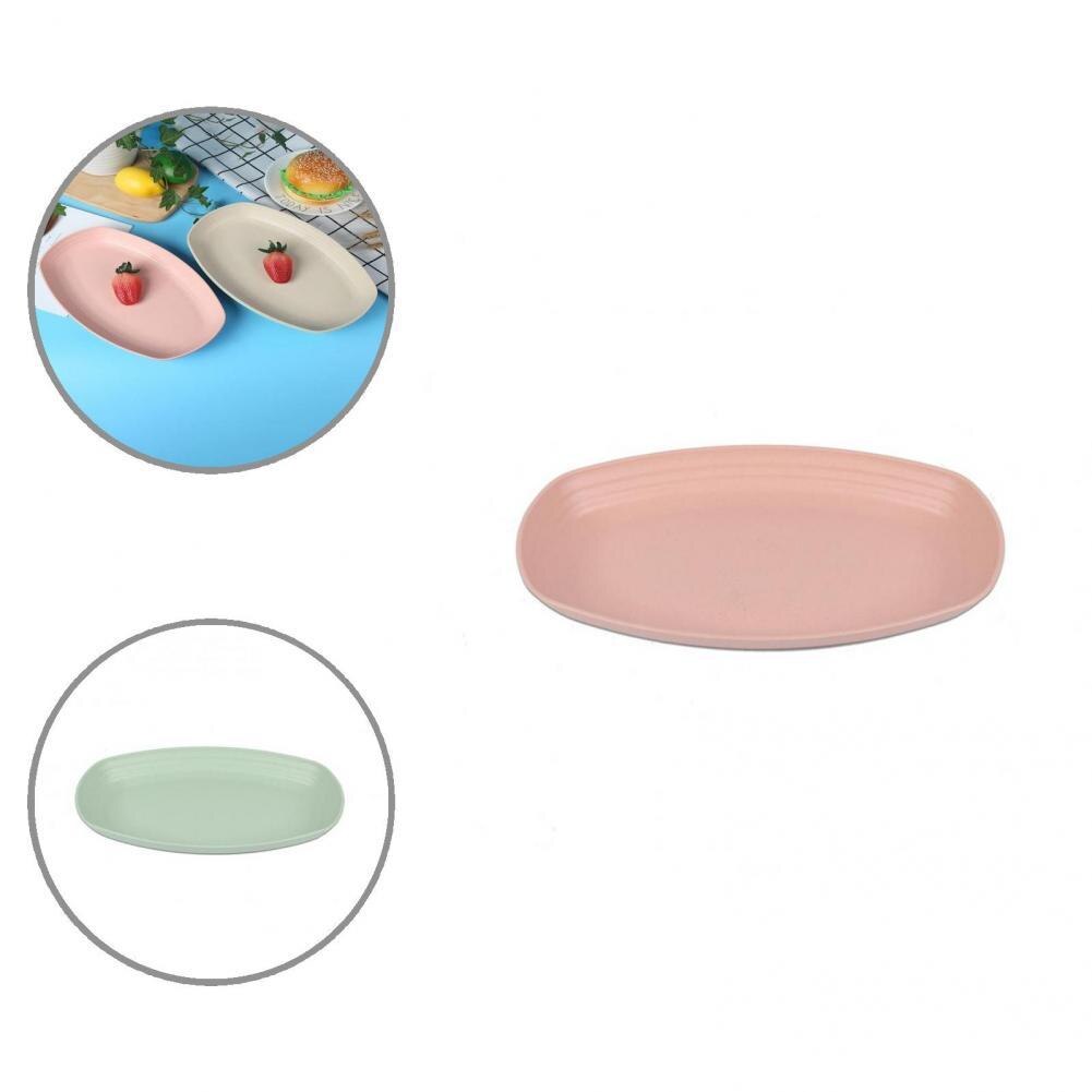 Reusable Convenient Multi-purpose Heat-resistant Meal Plate Plastic Meal Plate Exquisite for Restaurant