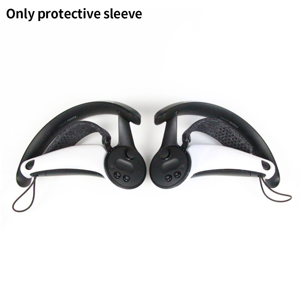 1coppia Custodia Borsette Leggero Bianchi in Resina Maniglia presa anti graffiare Indice di VR Caso del controllore di Gioco Accessorio per Valvola