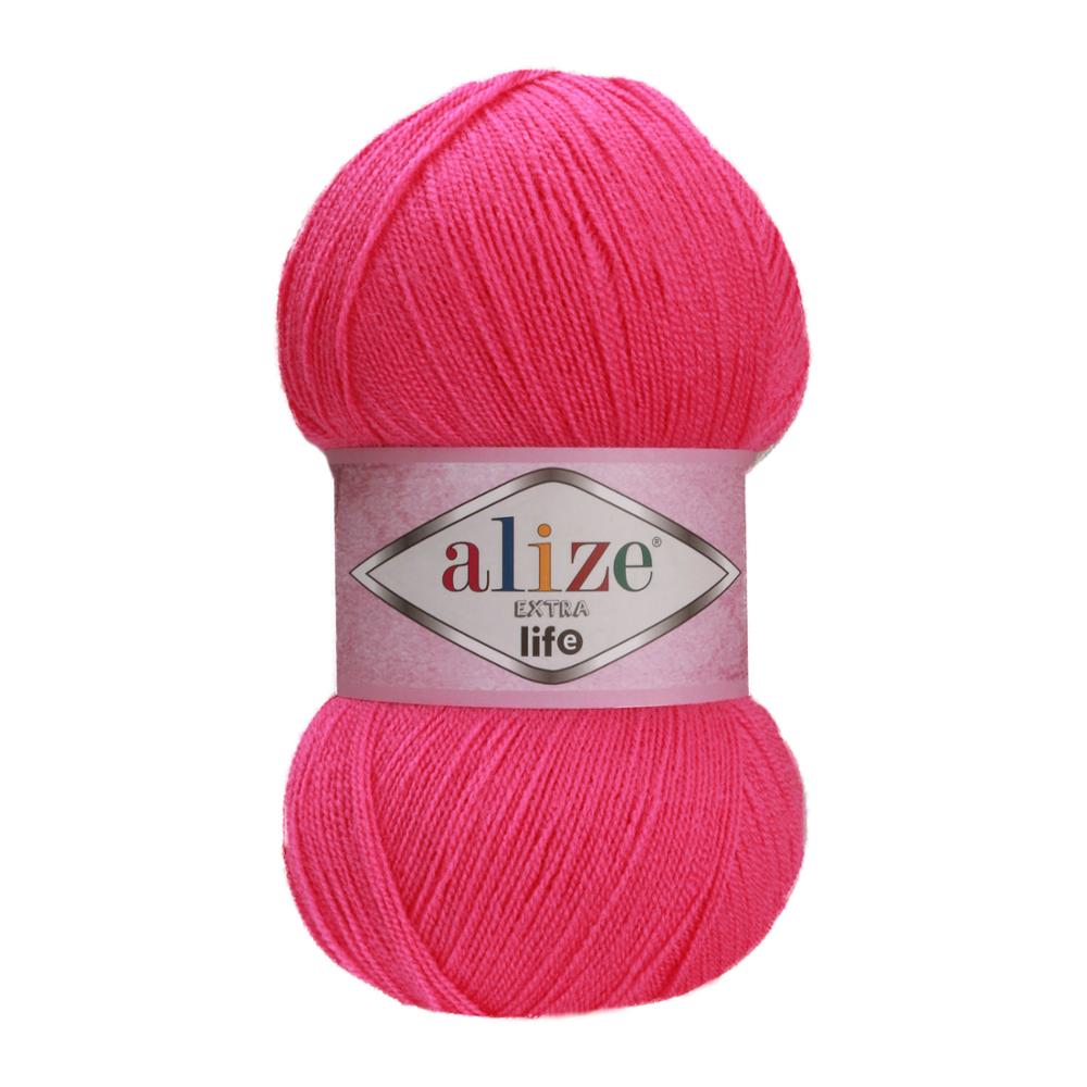 Alize extra Leben Handstrickgarn, 4 Knäuel, Badefaser, Füßlinge, Spitze, Decke – Fantasy zur Seite fahren – Hobby – Socken – Amigurumi – Baby DIY – Garn, 30 Farboptionen, Acryl: 923