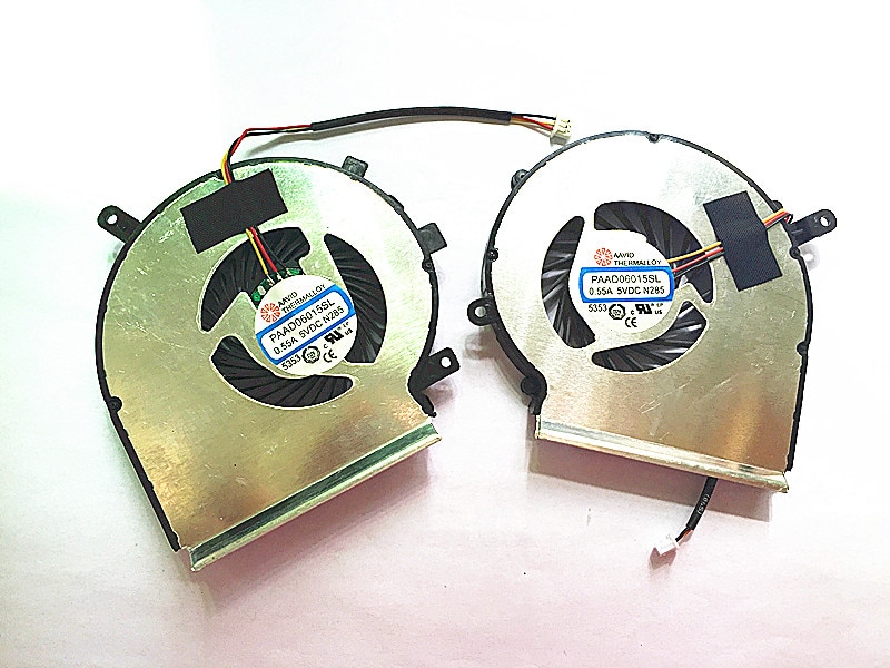 Ventilateur de GPU pour ordinateur portable MSI GE72 GE62 PE60 PE70 GL62 GL72 GP62 2QE 6QG PAAD06015SL,