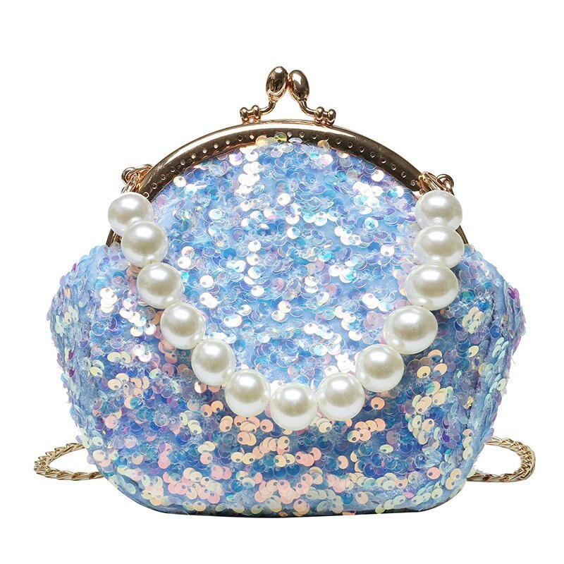 Pink Sugao Small Tote Bag for Women Shell Bag Cute Shoulder Bag Purses and Handbags Luxury Crossbody Bag For Women: Blue