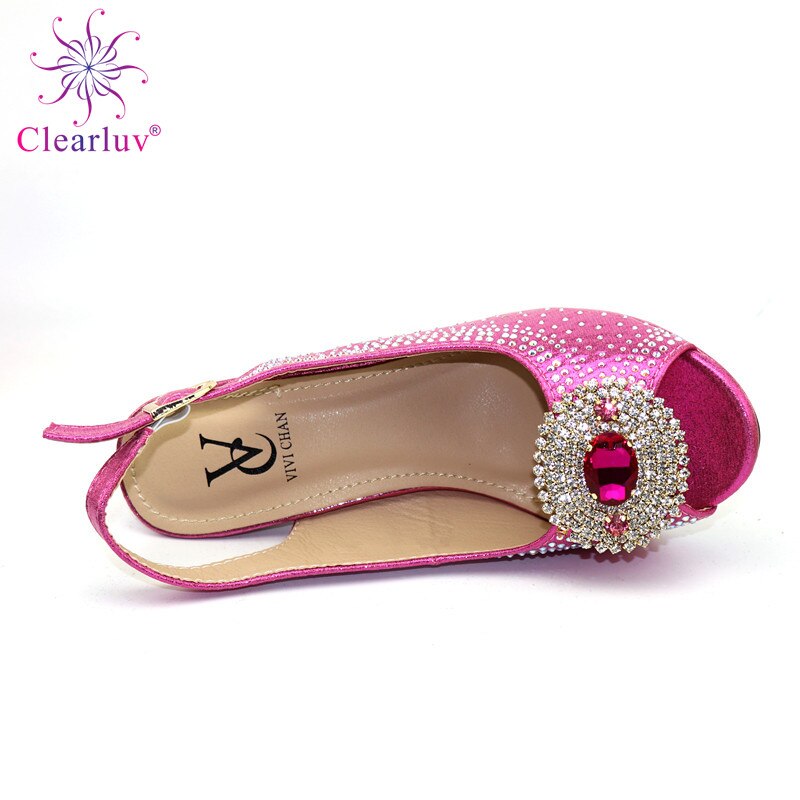 Zomer Speciale Arrivals Gold Kleur Bijpassende Schoenen En Tas Set In Hakken Bijpassende Schoenen En Tas Set voor Party