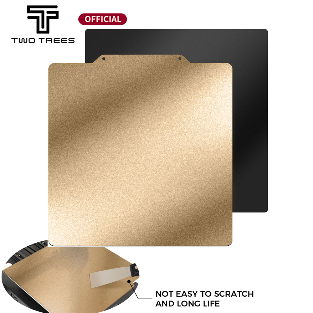 Twotrees Double Sided PEI Spring Steel Sheet (Textured) With Magnetic Base 220/235/310mm For 3D Printer Parts Heat Bed