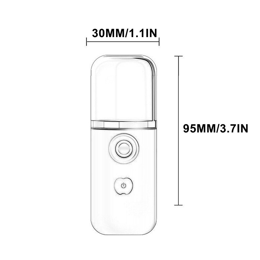 Mini 25ml Gesicht Dampf Luftbefeuchter Vernebler Schönheit Instrument Nano Nebel USB Gesichts Spritzgerät Für Persönliche Gesicht Pflege Schutz