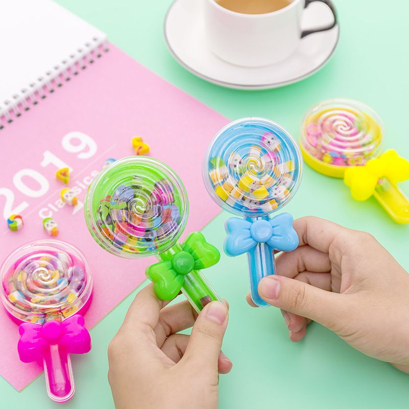 24 Pcs Leuke Candy Box Gummen Kawaii Briefpapier Cartoon Vorm Rubbers Kids Lof School Office Correctie Supplies