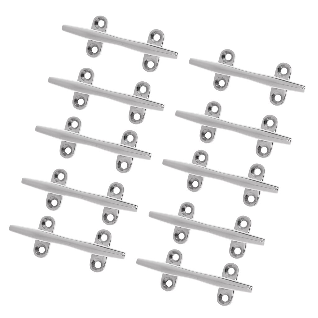 Couchette Marine en acier inoxydable | Corde de quai de bateau, couchette d'amarrage de pont de 10x10cm