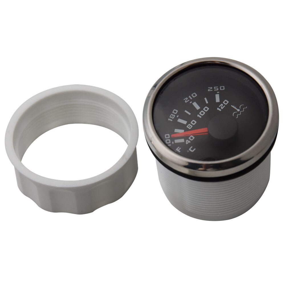 2" 52MM Water Temperature Gauge NMEA 2000 TEMP GAUGE 2Inch Water Temp Gauge 40~120 Celsius for Marine Boat Car Black