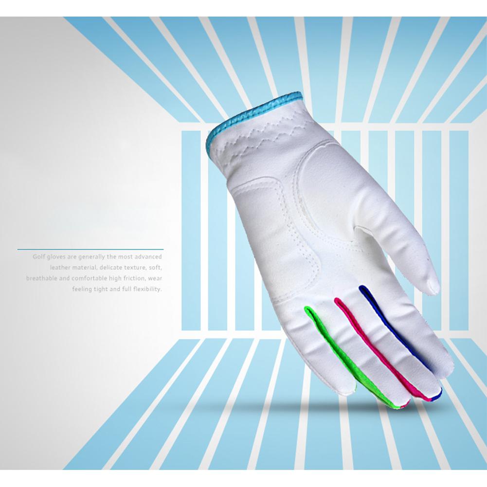Mounchain-guantes de Golf Unisex para niños, protectores transpirables para manos izquierda o derecha, antideslizantes, 1 par