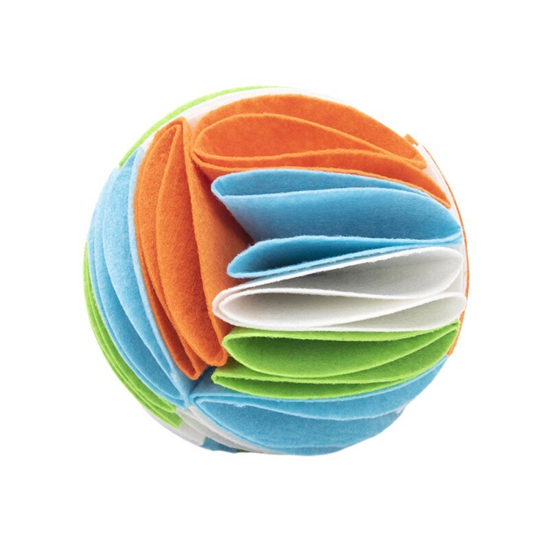 15/20cm Dog Sniffing Mat Toys Foldable Sniffe Ball Pet Dog Toy Training Games Nose Work Sniff Ball Pet Puzzle Toy Diameter: 01 / 20cm