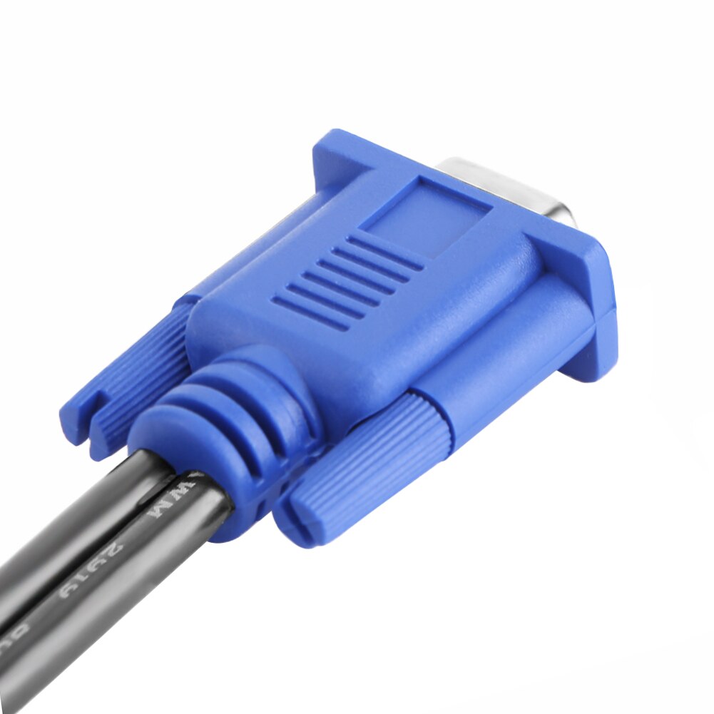 Cable divisor VGA 1 ordenador a doble 2 Monitor adaptador Y divisor macho a hembra Cable VGA para ordenador portátil