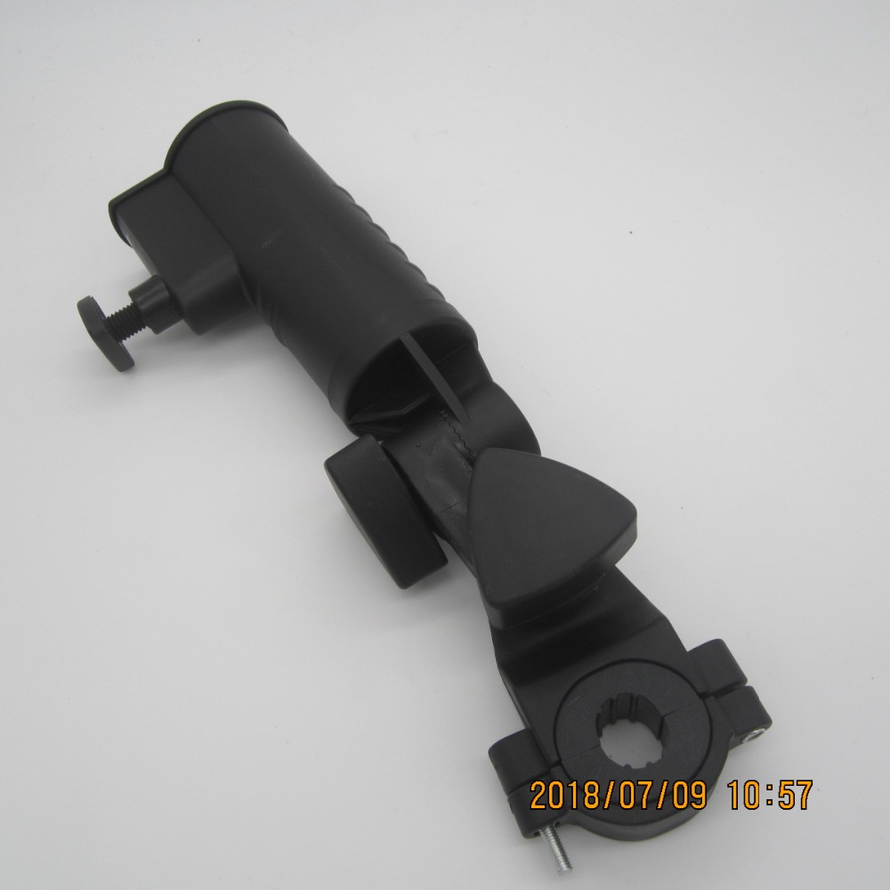 Heavy Duty Golf Push Cart Umbrella Holder 360 Degrees Adjustable Angle Universal for Golf Cart/Stroller/Wheelchair/Bike
