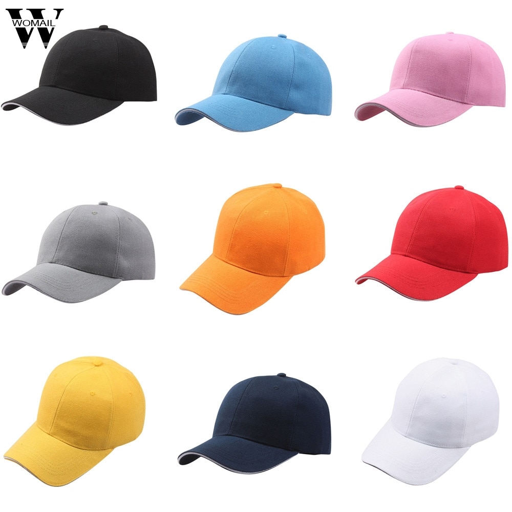 Womail Hoed 1 Pc Hoed Vrouwen Mannen Baseball Cap Snapback Hoed Hiphop Verstelbare Cap Mar29