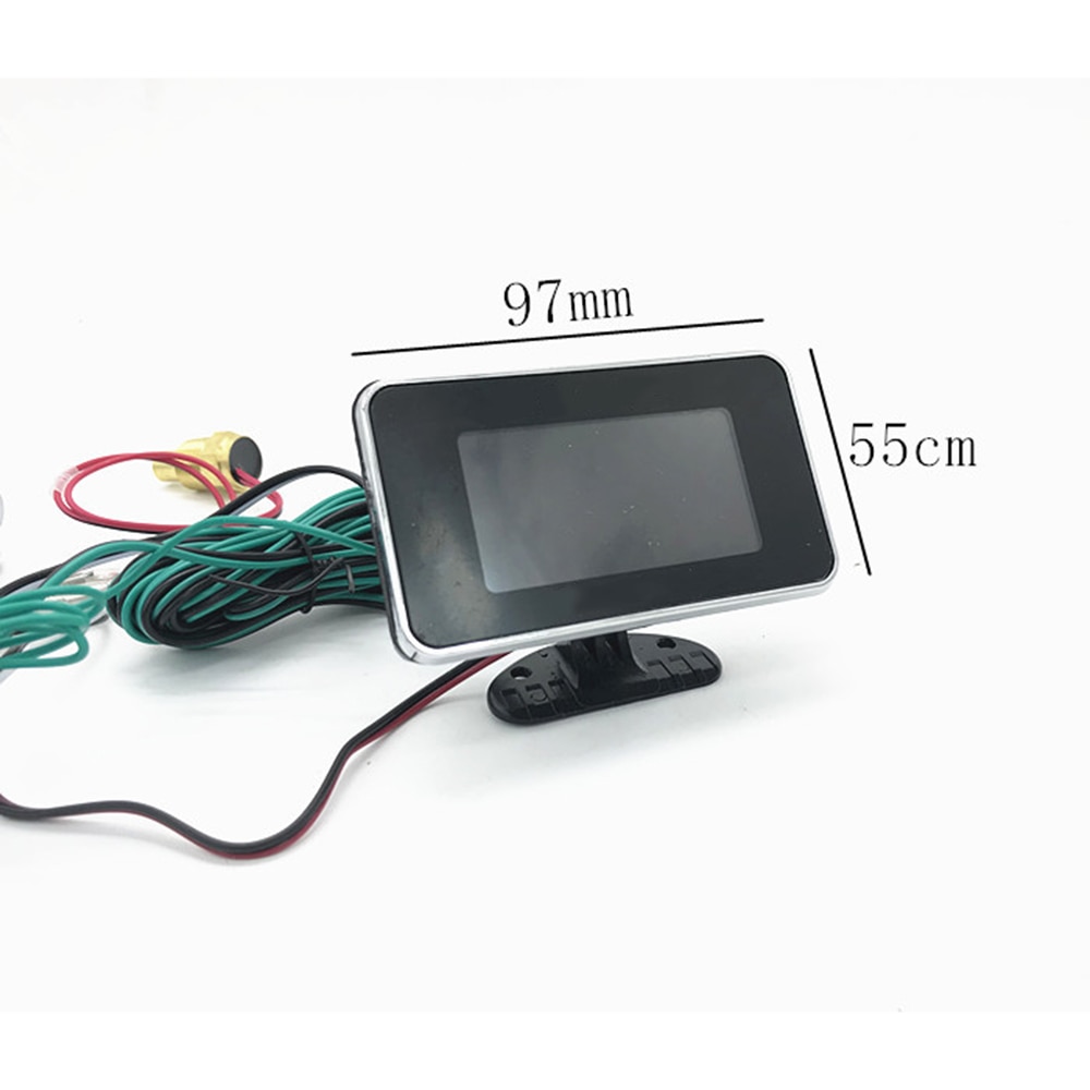4in1 Lcd Auto 12 V/24 V Graafmachine Auto Oliedrukmeter + Voltmeter Volt Gauge + Water temperatuurmeter + Olie Brandstofmeter