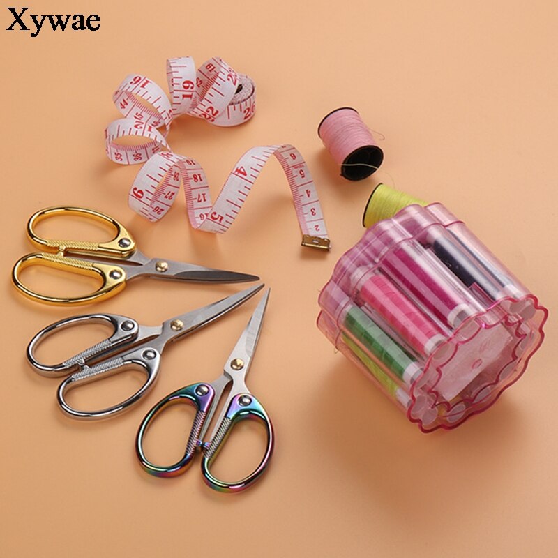 Tijeras de bordado de cabeza deformada para costura, corte Vintage, tijeras curvas para tela, herramientas de artesanía de punto de cruz