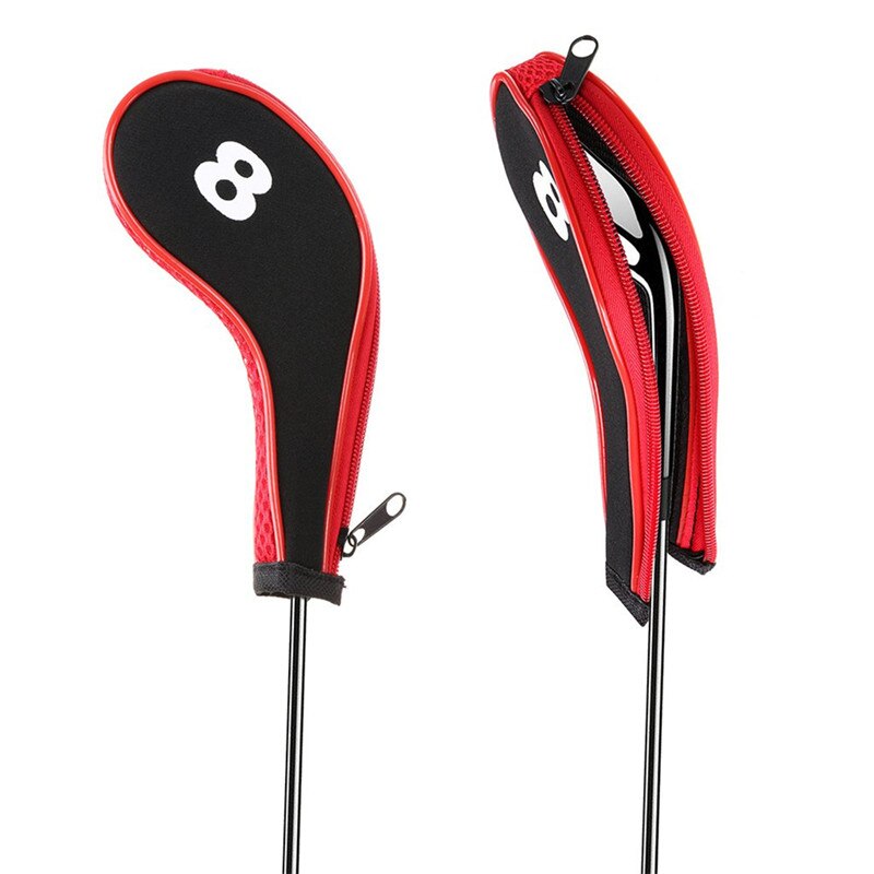 Cubierta de putter Golfclubs con capucha, juego de hierro, cubre cabeza, Beschermende, accesorios de Golf al aire libre, 10 Uds.