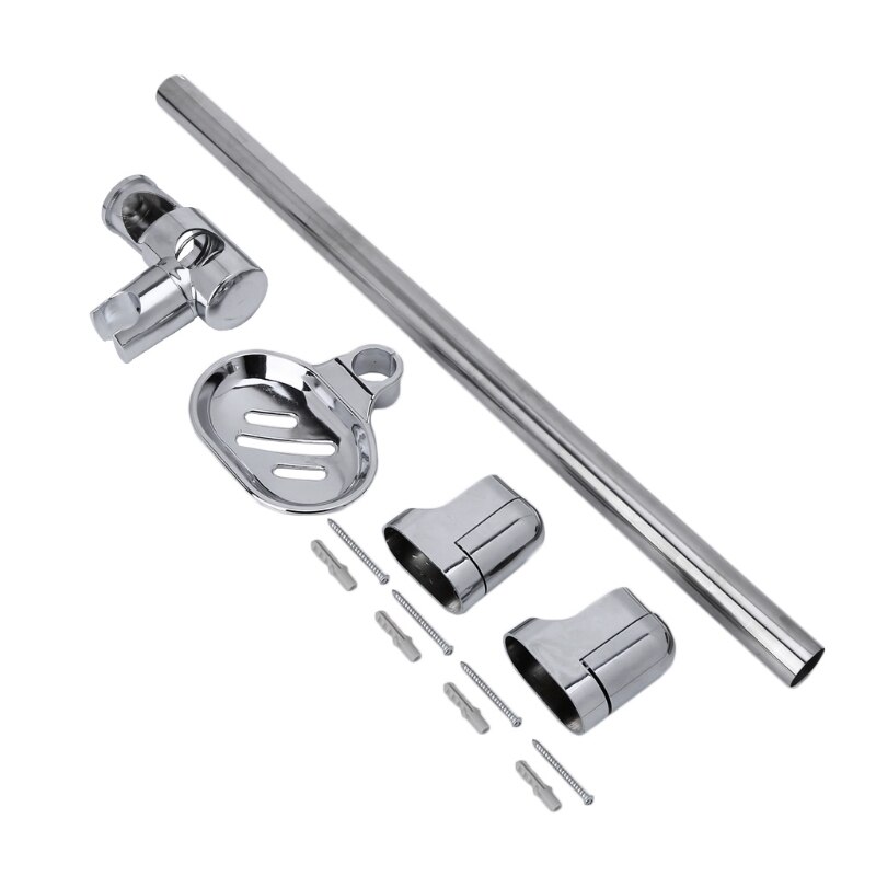 Een set douchestang zeepbak lifter buis abs hefframe verstelbare kophouder 6 xdd