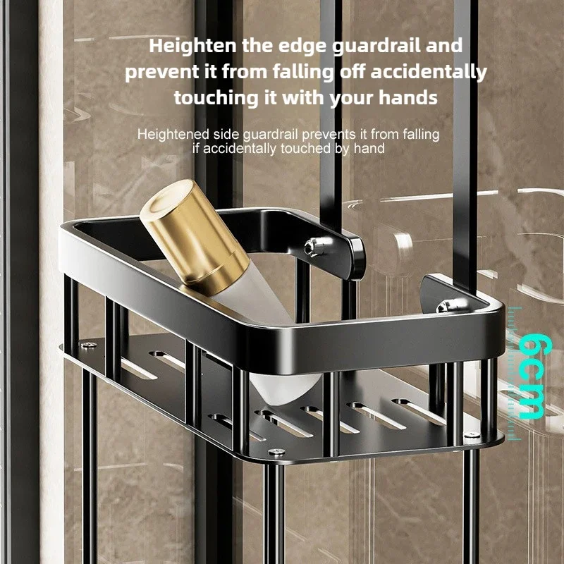 Support de rangement salle de bain sur la porte, caddie de douche, étagère suspendue de salle de bain, étagère de douche Double couche, organisateur de caddie de salle de bain