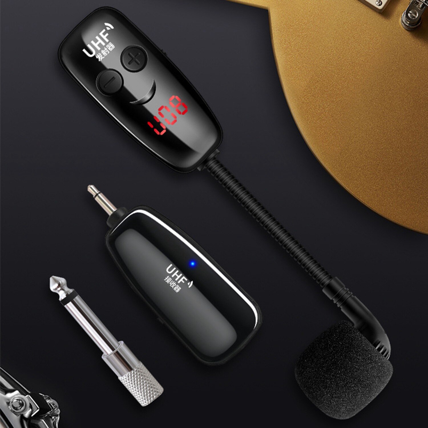 Saxofoon Muziek Draadloze Microfoon Outdoor Prestaties Uhf Draadloze Microfoon Pickup: Default Title