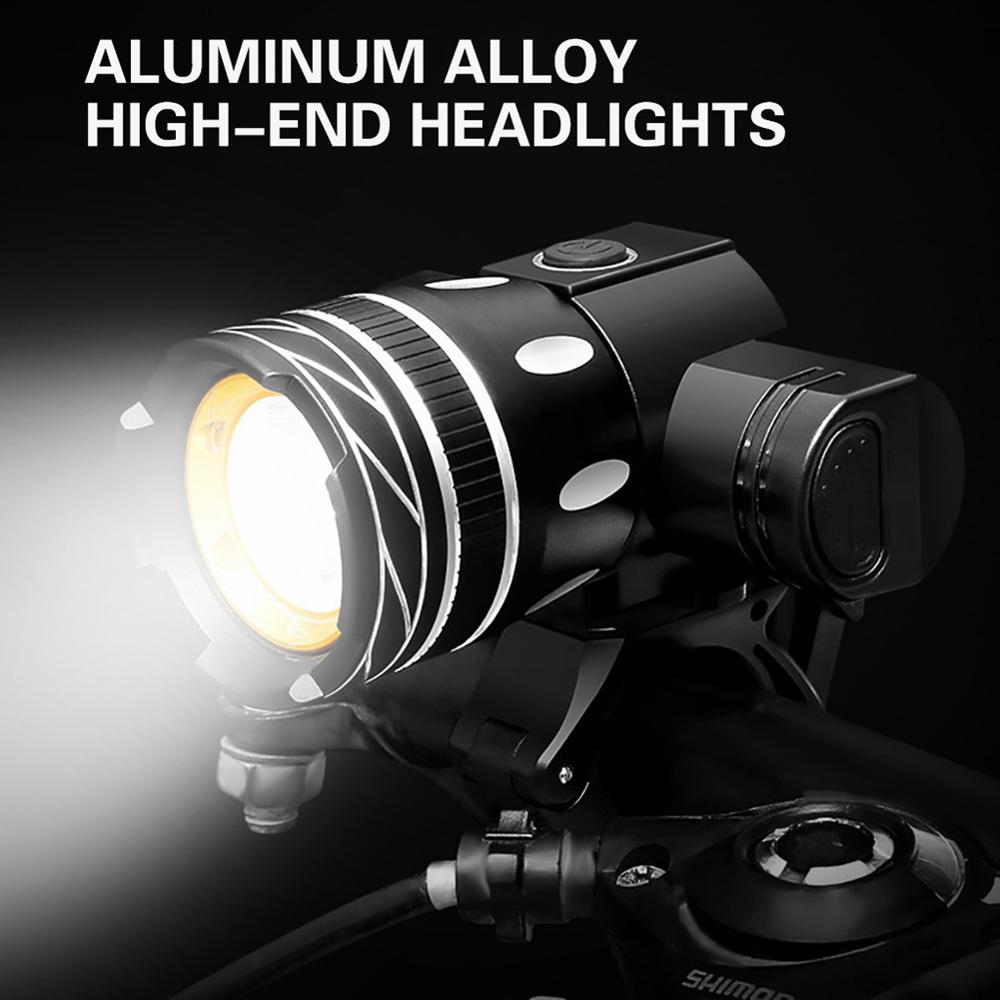 Z30 15000LM T6 Led Licht Fiets/Fiets/Licht Set Usb Oplaadbare Koplamp/Zaklamp Waterdichte Zoomable Fietsen Lamp voor Fiets