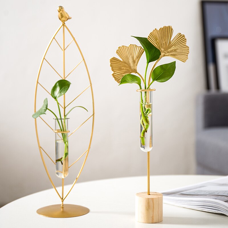 Pohjoismainen sisustus kodin lasi maljakko istutuspöytä geometrinen terraario pöytä työpöytä hydroponics kasvi bonsai kukkaruukku kodin sisustus