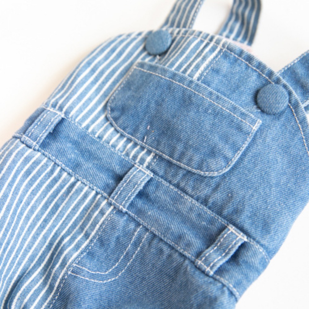 Huisdier Herfst Winter Gestreept Patchwork Denim Bandjes Hond Broek Kat Kleding Teddy Hondenkleding Huisdieren Puppykleding Jongen Hondenkleding