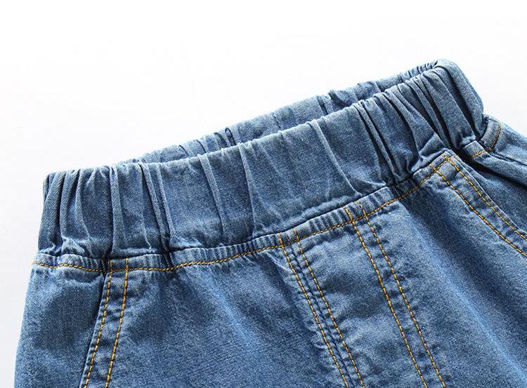 Orangemom – pantalon d'été pour enfants de 2 à 6 ans, jean en coton doux, respirant, solide, Long,