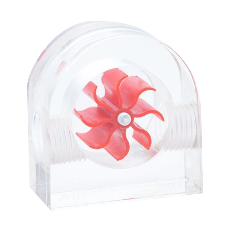 Acrylic Computer Water Flow Water Cooling Flow Indicator Meter Tachometer Observing Cold Liquid Flow Rate: Blue