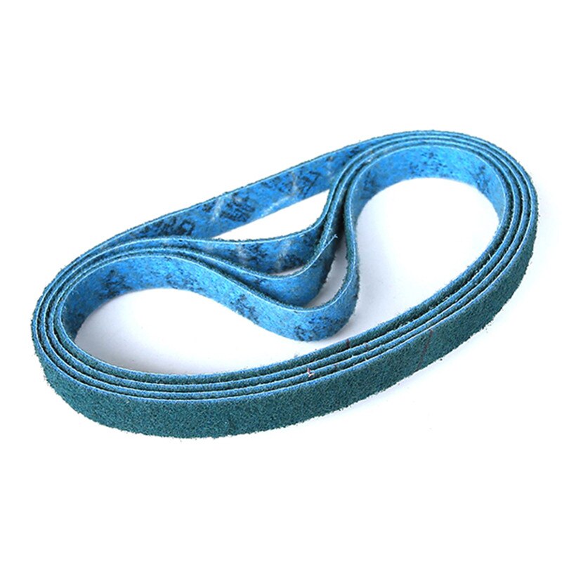Correa de arena no tejida, cinturón abrasivo de nailon y acero inoxidable, para pulido y lijado, 1 unidad: 400-Blue / 40X760MM
