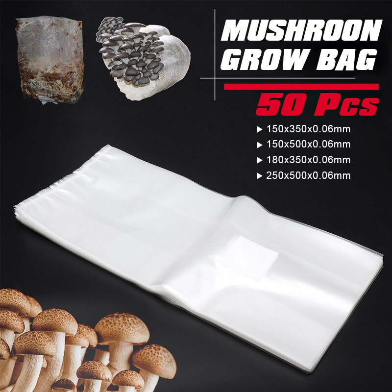 Sagni Di Coltivazione Di Funghi PVC Bags Substrato Pre Sigillabile Ad