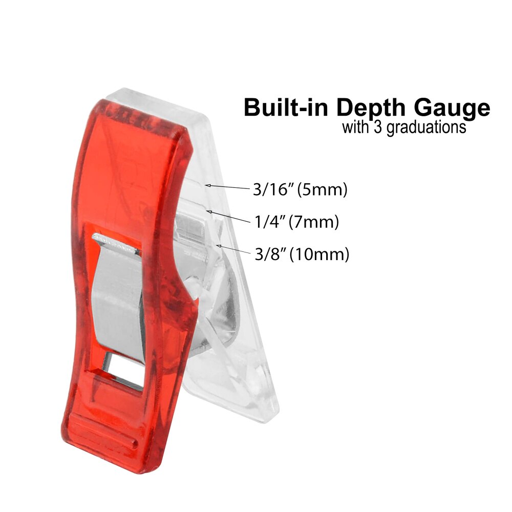 50pcs Sewing Clips Plastic Garment Clips for Quilting and Crafts Sewing Fabric Clips for Crochet and Knitting Sewing Supplies