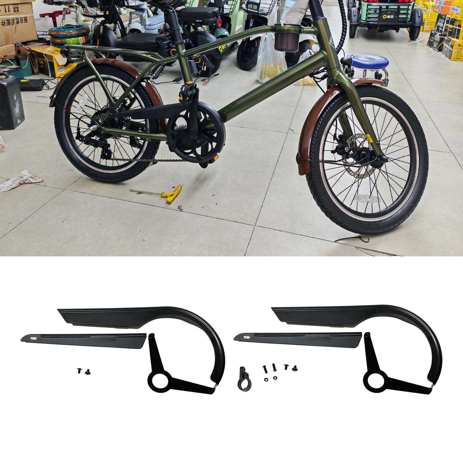 Fiets Kettingbeschermhoes Beschermhoes Verschillende Maten Voor 48-52T Kettingbladen Tandwiel Crankset Bescherming Accessoires